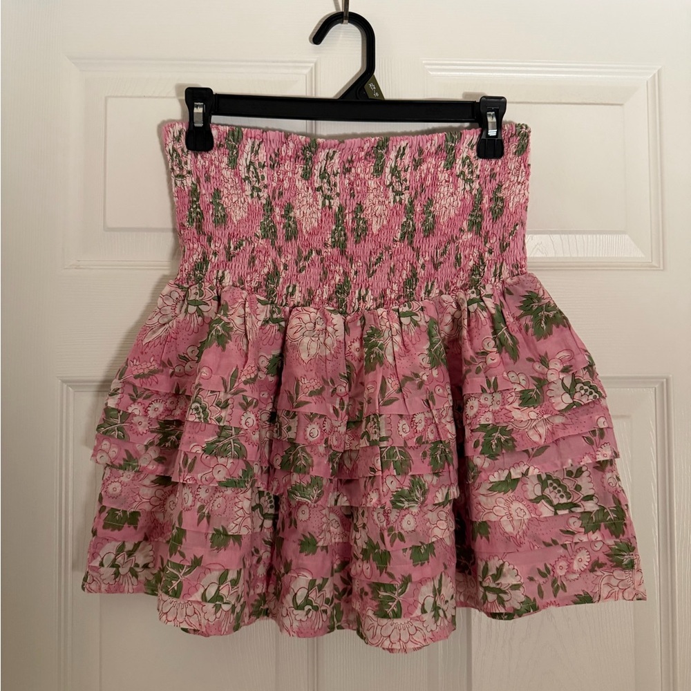 Hunter Bell Floral Pink Tube Top